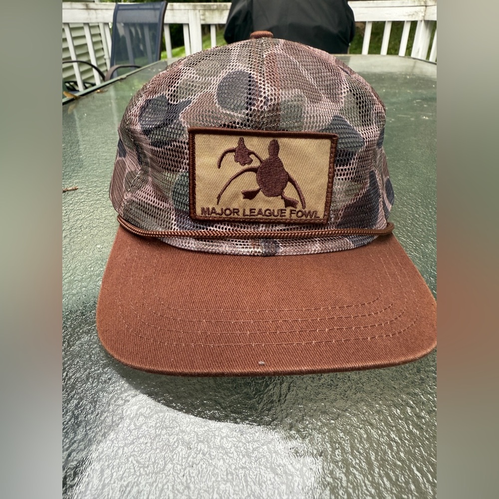 Major League Fowl Brown Camo Hat
